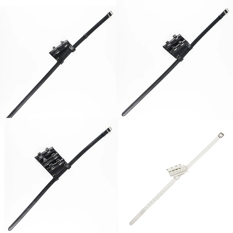 1/2/3 Medieval Sword Holder PU Leather Sword Belt Waist Sheath Adult Men Knight Battle Weapon Rapier Ring Belt Strap Holster sword belt sheath