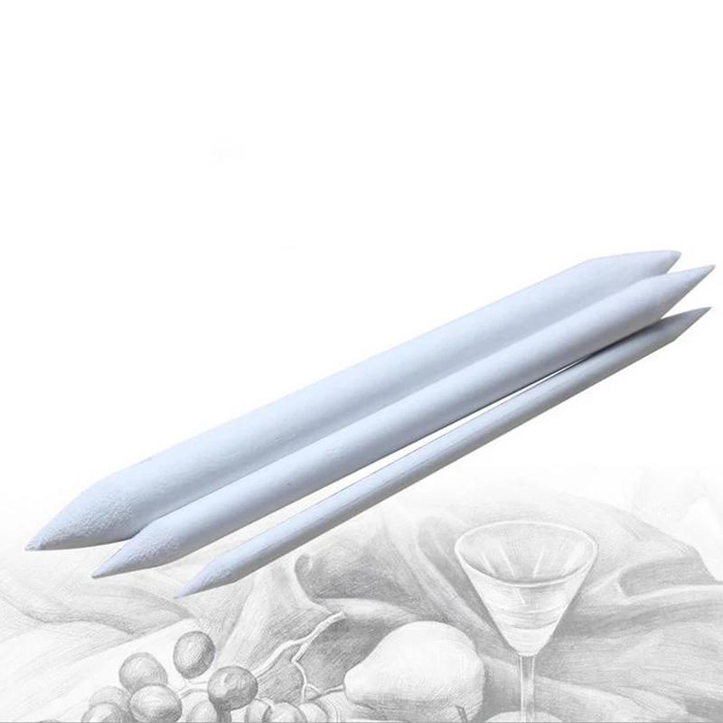 3 шт. белая бумага для рисования ручка художественная мазня инструменты для рисования смешивание пней Tortillon