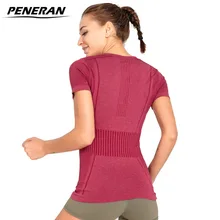 Бесшовный Женский Топ для йоги, спортзала, фитнеса, сухой крой, топы для тренировок для женщин, удобная женская спортивная рубашка для бега, спандекс, нейлон, серый