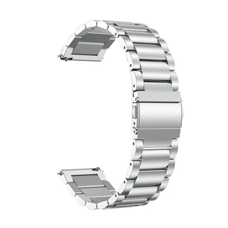 Silver 20 мм для samsung Galaxy watch Активный браслет из нержавеющей стали для samsung Galaxy аксессуары сменный Браслет - Цвет: Silver