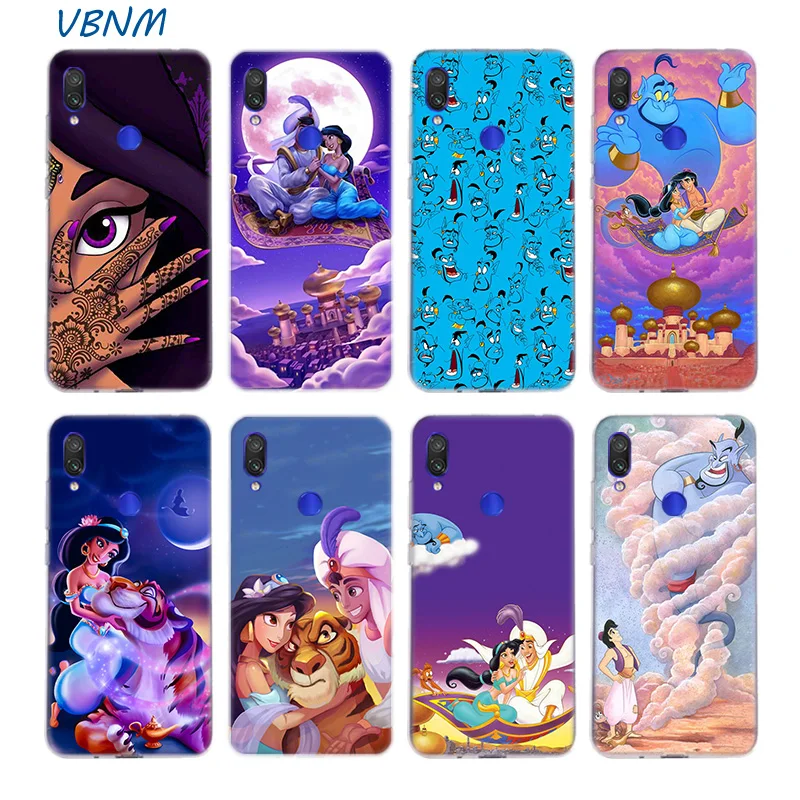 Силиконовый чехол для телефона Aladdin Jasmine Xiaomi Redmi Note 9 8 7 6 5 Plus 4 4X Pro 8A 7A S2 6A 5A K30 K20