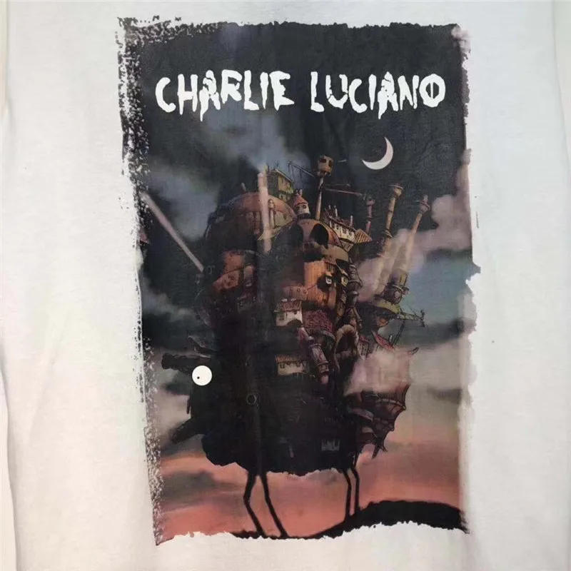 Футболки с рисунком из аниме «Charlie luciano» для мужчин, лучшее качество, хлопковая футболка, футболка с надписью «Charlie luciano»