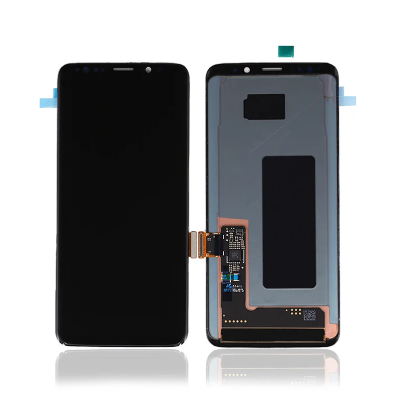 Супер AMOLED SAMSUNG Galaxy S9 lcd S9 G960 G965 дисплей сенсорный экран дигитайзер с рамкой замена сборка