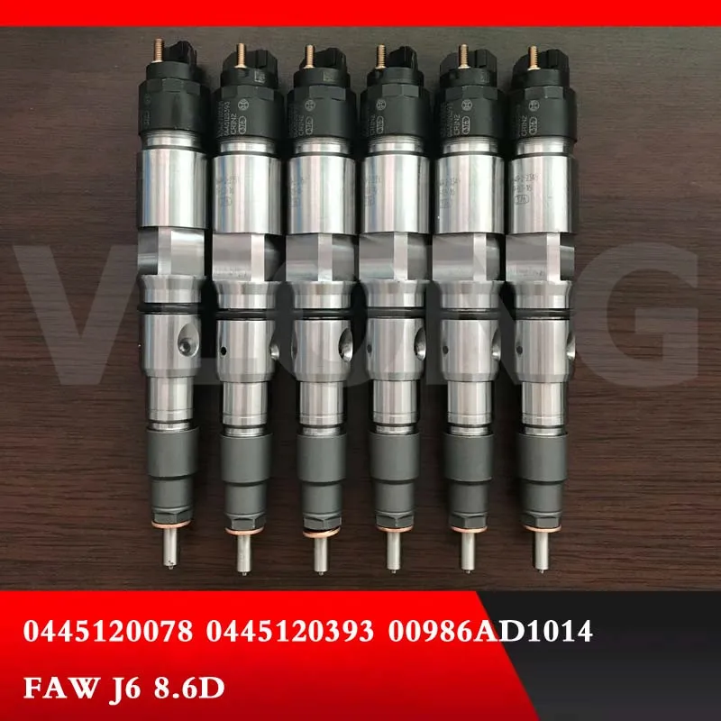 Common rail дизельный инжектор 0445120393 сопло 0445120078 для FAW J6 8.6D