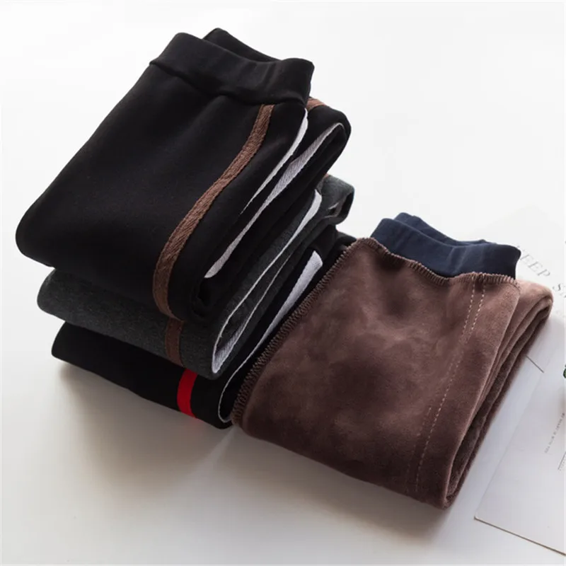 New Girls Warm Pants Winter Children Thicken Outwear Pants Cotton Stripe Kids Long Trousers Baby Casual Trousers 3-8year