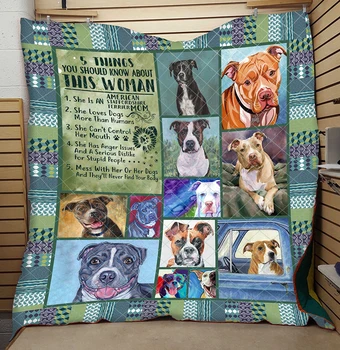 

3D Painted Dog Quilt Fashionable Creative High End Kids School Teenager Adults Bed Spring Summer Quilt Dropping