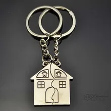 Южная Корея креативные брелоки для пар уютный домик кулон маленькие украшения милые маленькие подарки мелкий товар в настоящее время доступен Wh