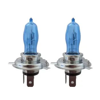 

2pcs H4 100W DC 12V HOD White 6000k Car Head Light Globes Bulbs Lamp