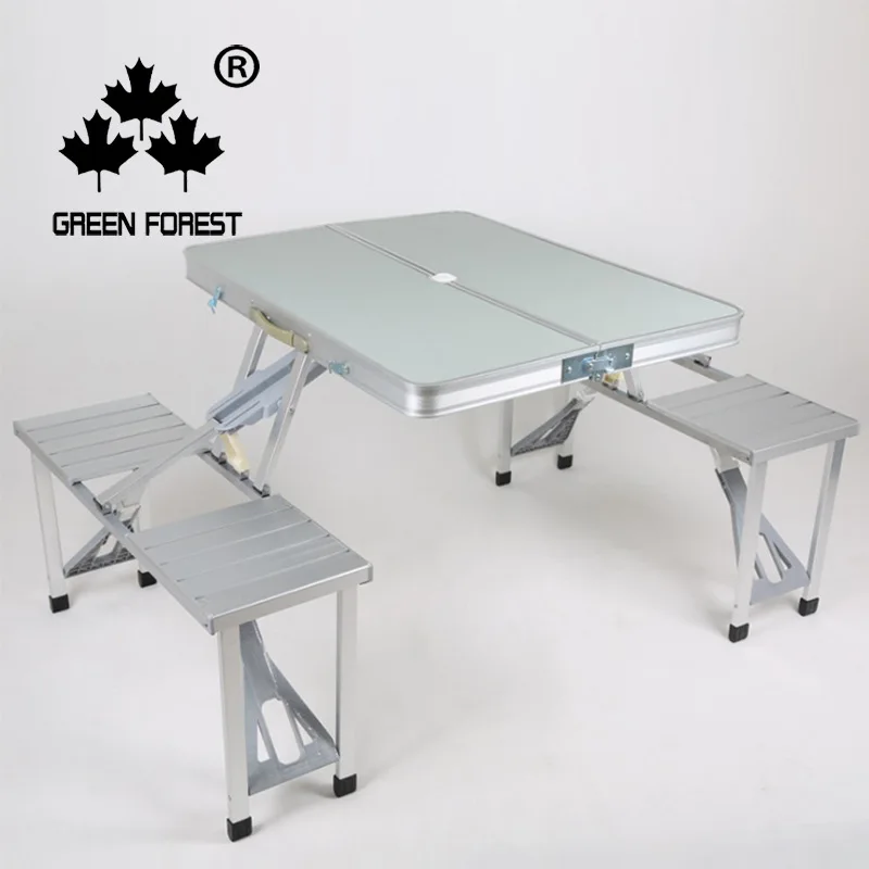 

Outdoor Folding Tables And Chairs Portable Aluminium Alloy lian ti zhuo Exhibition Industry Table Multi-functional Simplicity Ba