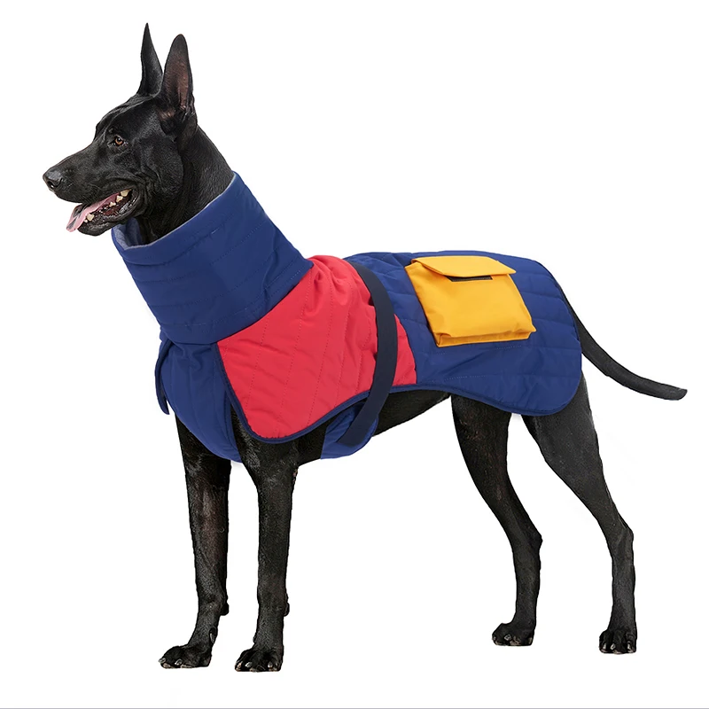 Mascota perro ropa de invierno Super cálido Chaqueta de Abrigo de algodón más grueso impermeable 