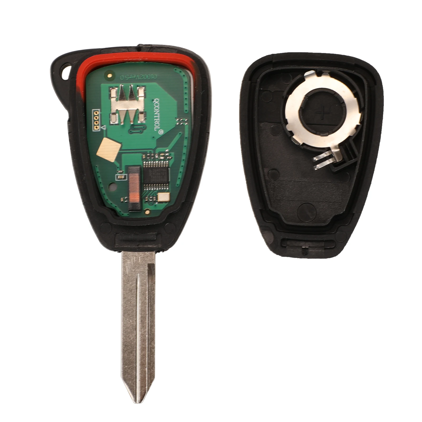 BILCHAVE 3+1 BUTTONS FOR JEEP CHEROKEE COMMANDER GRAND LIBERTY WRANGLER FOB 434MHZ ID46 PCF7941 CHIP REMOTE CAR KEY REPLACEMENT