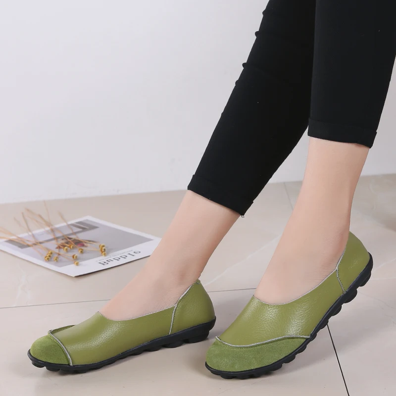 Туфли OZERSK женские из флока повседневные лоферы плоская подошва без застежки