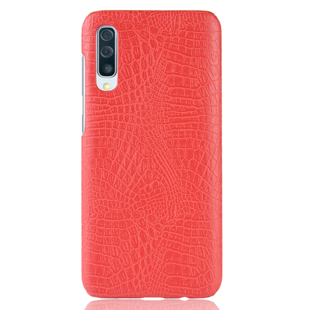 Крокодилья кожа чехол для samsung J2Core J3 J4Core J6 J7 J8 M10S M20 M30S M40 S6Edge S8Plus S9plus S10E Note5 8 9 10G, телефонная сумка - Цвет: Red