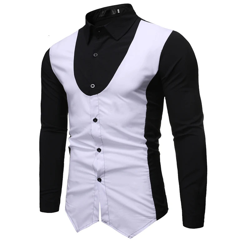Г. hommes mode decontract, chemes, longues imprimé chemise Slim Fit, Мужская одежда, robe chemise marque hommes TX05