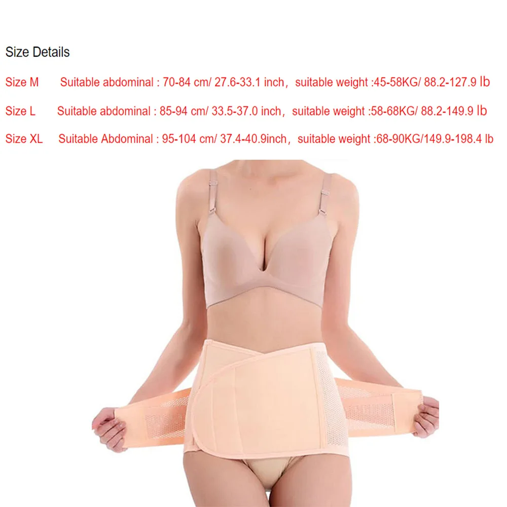 3 in 1 Belts Care Abdomen Support Brace Protector Pregnant Women Recovery Belly/waist/pelvis Shapewear enceinte