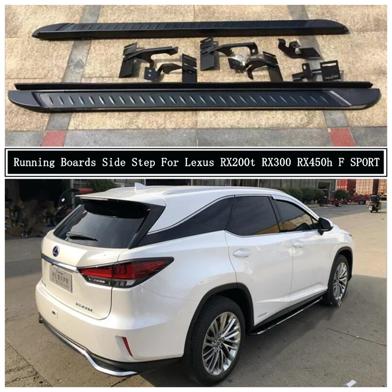 Running Boards Side Step Bar Pedals For Lexus RX200t RX300 RX450h F SPORT 2015-2021 High Quality Nerf Bars Auto Accessories | Автомобили и