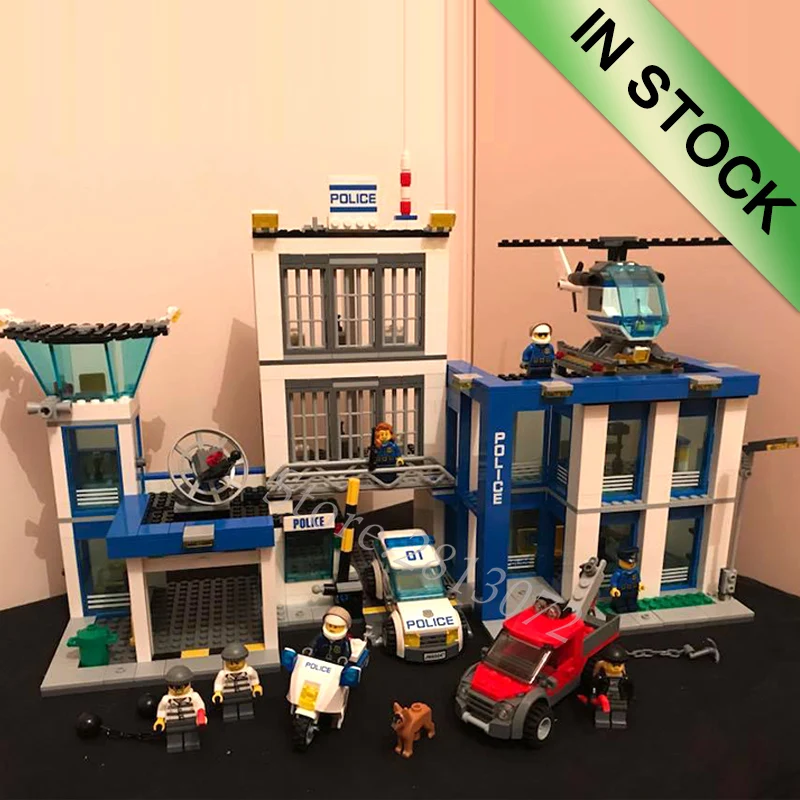 

10424 In Stock Police Station 854Pcs 60047 Building Kits Blocks Bricks Model Policeman Educational Toys For Children 39059