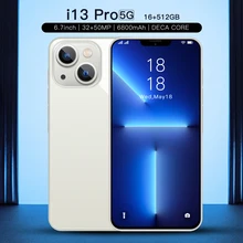 

Smartphone 6.7" Cellphones Android Fingerprint Face Unlock Dual Camera 4G 5G Smart Mobile Cell Phone Global Version