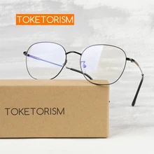Toketorism Сверхлегкий Оправа очков из титанового сплава для женщин и мужчин качественные оптические оправы