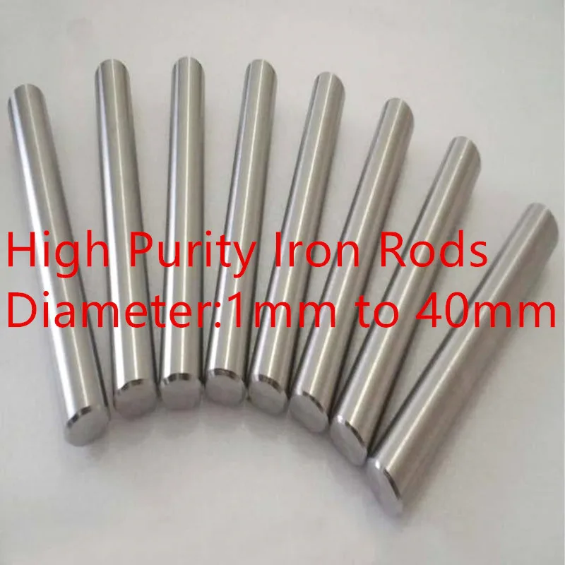 

High Purity Iron Rod Polished Iron Rod Complete Specifications Customized Processing Scientific Research Available