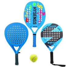 Hysenss Beach Sports Tennis straight beat male and female general carbon fiber surface viscoelastic foam EVA Beach Tennis Racket