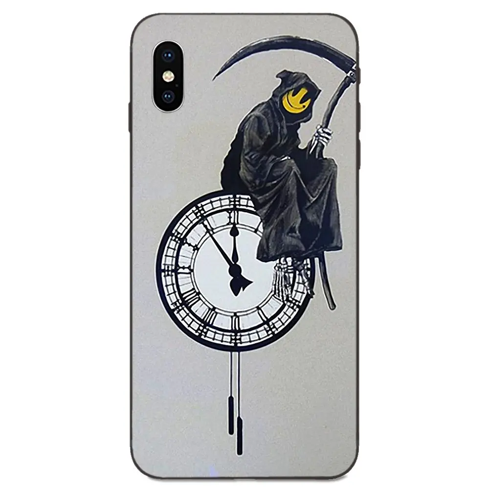 Для Apple iPhone 4 4S 5 5S SE 6 6S 7 8 11 Plus X XS Max XR Pro Max окрашенный чехол стильный дизайн чехол для телефона Bansky - Цвет: as picture