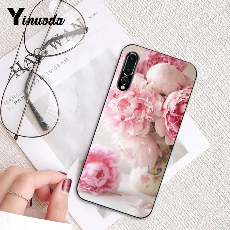 Pink Flower Peony On The Vase