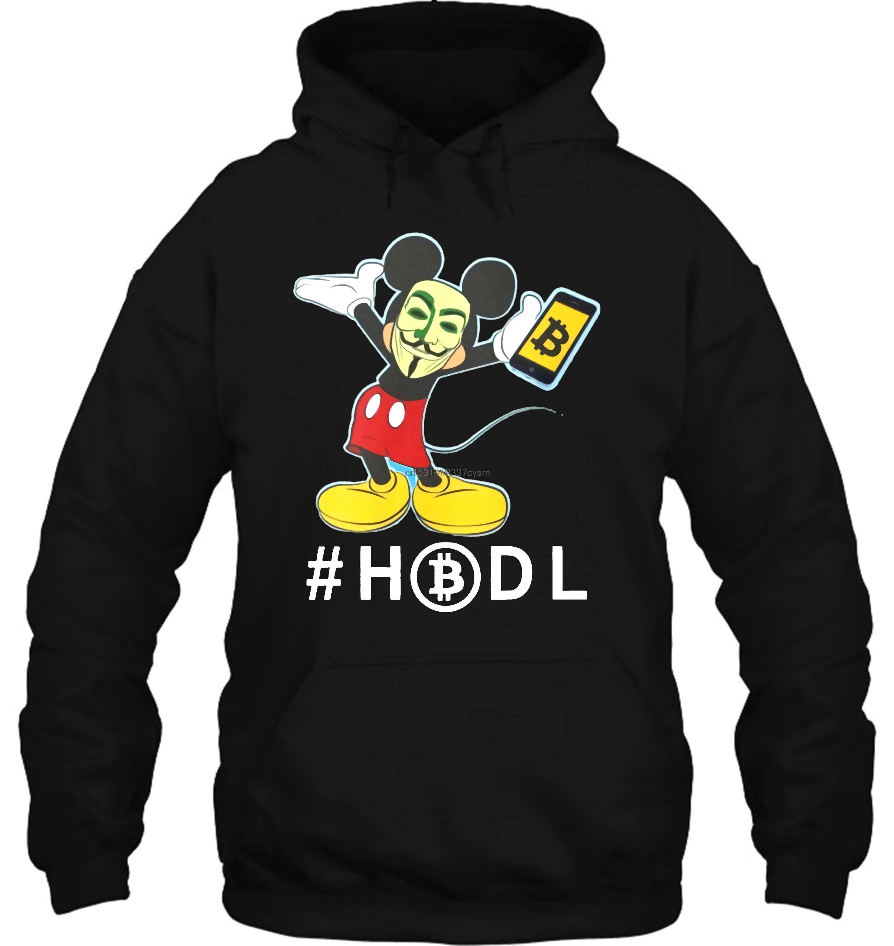 Мужская толстовка модная крутая забавная Hodl Bitcoin криптовалюта индивидуальная