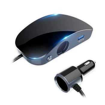 

Car Auto 12V-24V Power Adapter 3 USB 2 Cigarette Ligter Ports Car Charger Auto Accessories Auto Led Voltage Display Phone