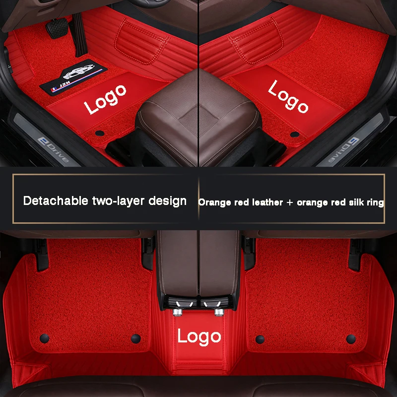 

HLFNTF Full surround car floor mat for Cadillac ATS CT6 XTS XT5 SRX ESCALADE car accessories