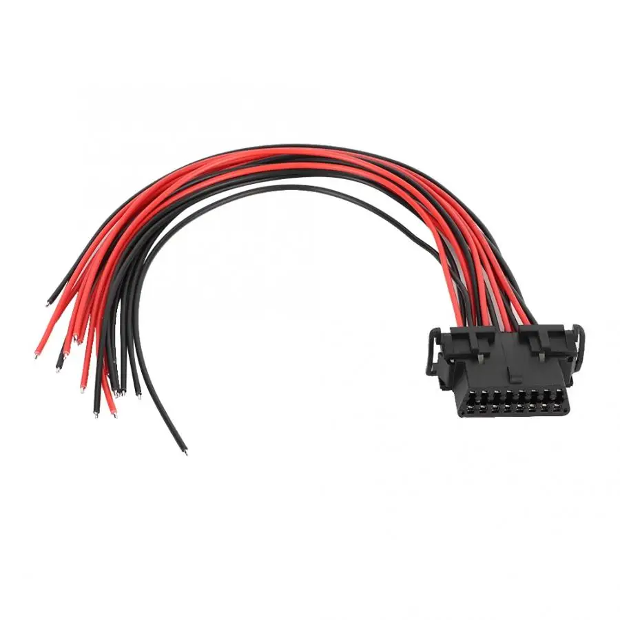 OBD2 16Pin Мужской Разъем удлинитель адаптер открытие женский кабель подходит для автомобилей Kia автомобильные аксессуары