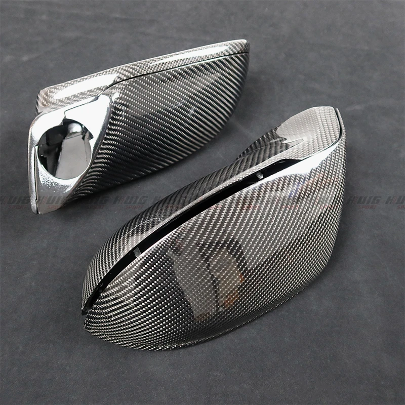 Tapas De Espejo Retrovisor En Fibra De Carbono Real Para Audi A6 C7, S6, RS6 2012-2016