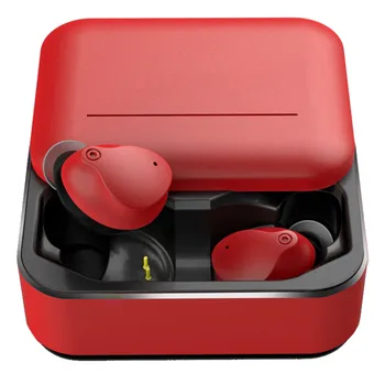 

mosunx Portable dual wireless Bluetooth 5.0 headset, stereo sports in-ear headsets with built-in microphone with charging box