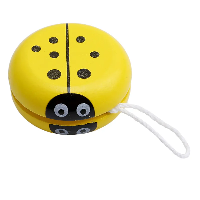 Милые подшипниковые игрушки Yo Ladybird профессиональные йойо из дерева высокоточные