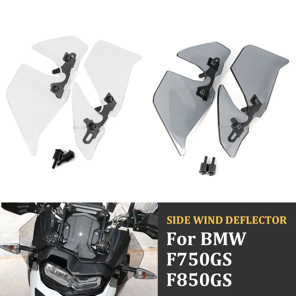 

2020 Motorcycle Windshield Wind Side Deflector Handshield Front wind deflector For BMW F750GS F850GS F 850 GS 750 2018-up 2019