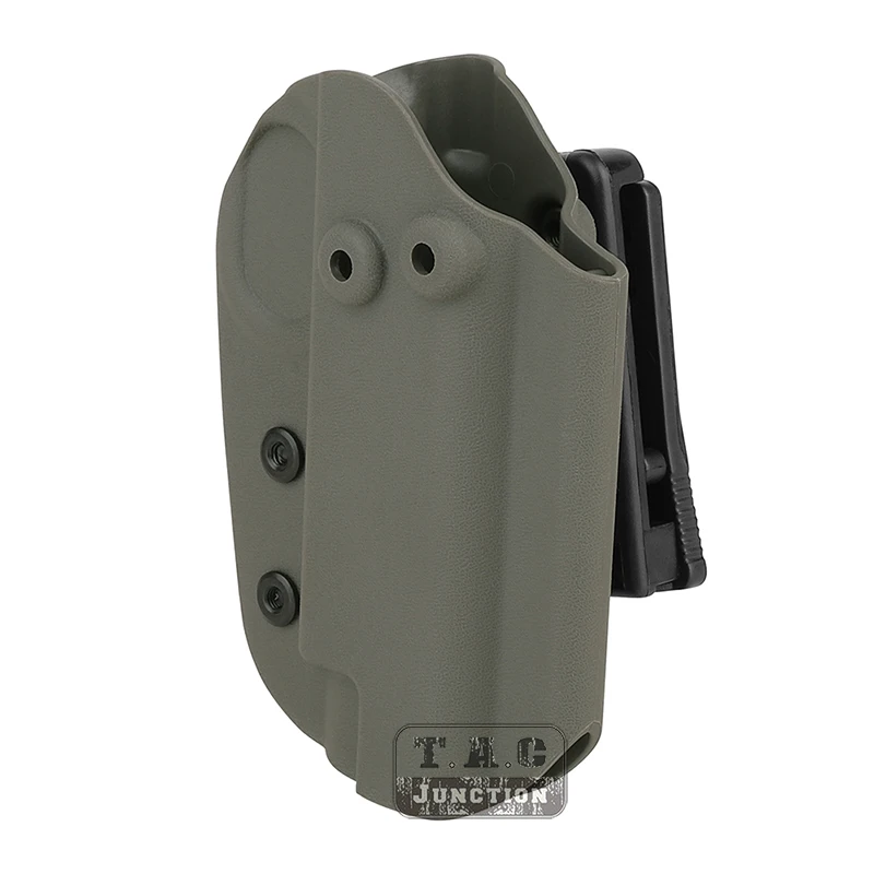 Tactical HSG Style Right Hand Holster For COMP TAC 1911 OWB Kydex Belt Loop Holster With Back