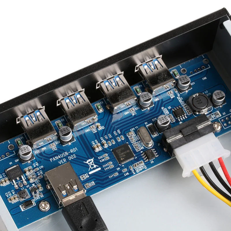 5.25in USB 3,0 Передняя панель карты расширения 1X интерфейс PCI Express PCI-E адаптер портов