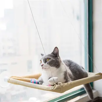 

Cat Window Hammock with Suckers Soft Pet Mat Sunny Bed Seat Hanging Bed Cover Cushion Cat House