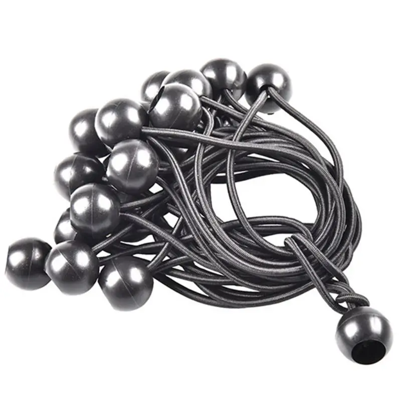 10 шт. эластичный брезент банджи шары шнур палатка навес флаг галстук веревка