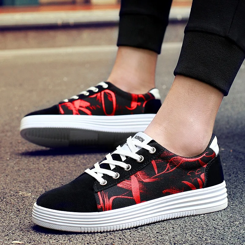

Men Shoes Boy Shoe 10 Big Kid Telecontrol Spring 2019 New Style 12 Canvas 15-Year-Old Korean-style Casual Trendy Shoes