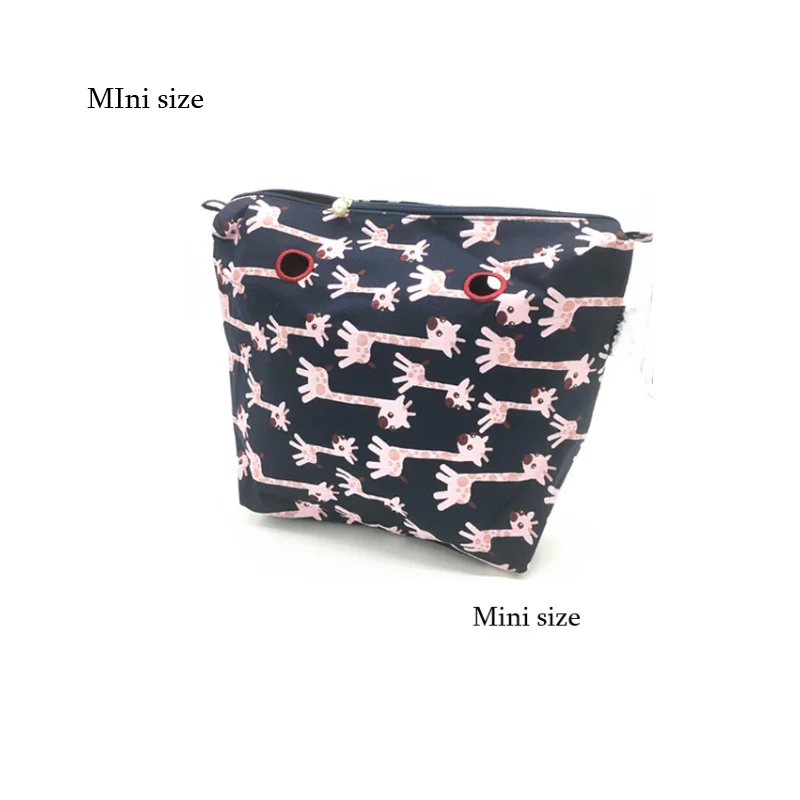 Мини-размер obag внутренняя сумка Холст модный стиль - Цвет: mini size