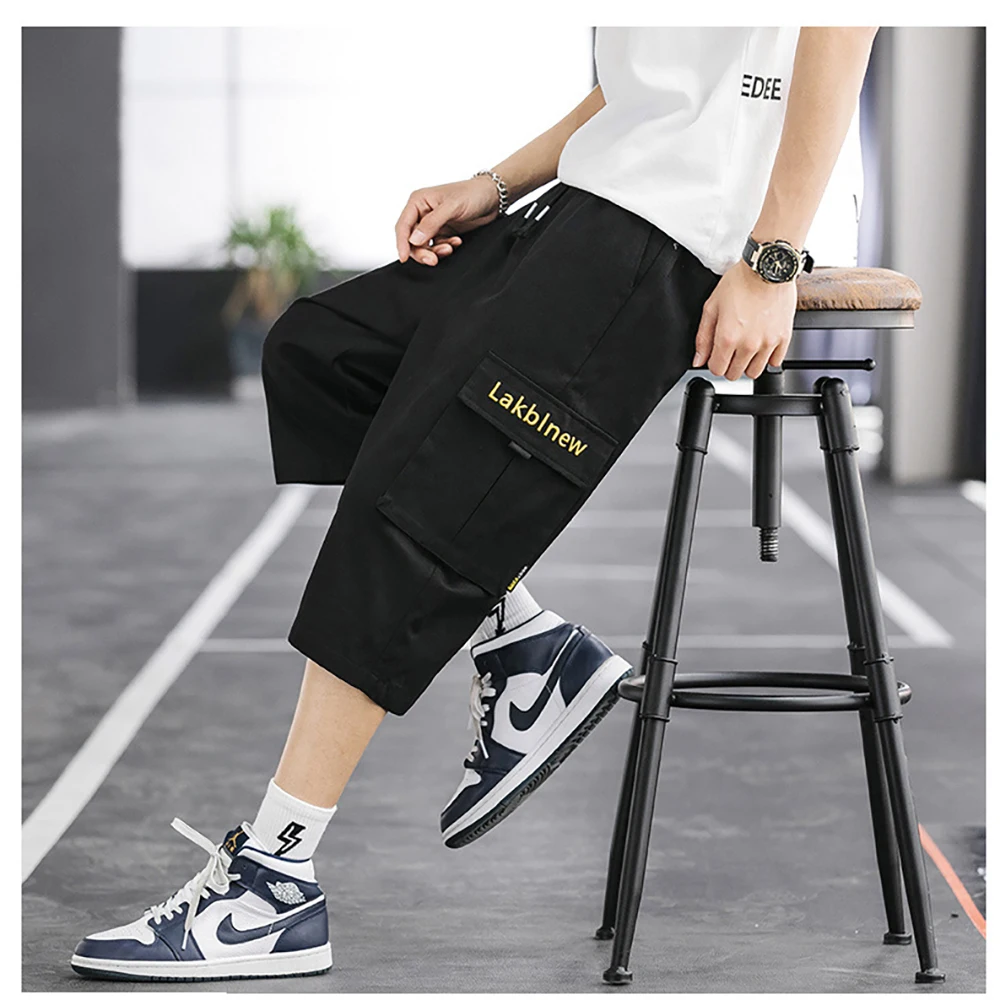 

Summer new Capris casual men's pants thin breathable sports men's overalls shorts