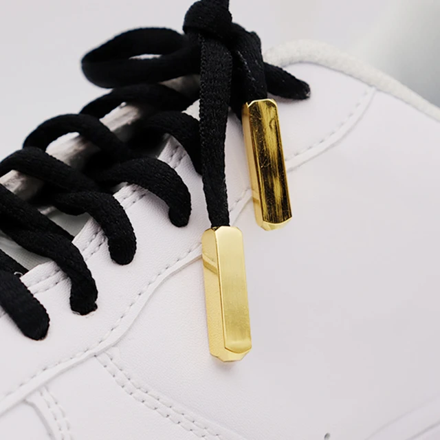 Weiou Lace Classic Air Sneaker Shoelace Tips 25*6*6mm 4Pcs Mirror Reflet  Smooth Rope Heads Canvas Cuboid Metal Aglets Wholesale - AliExpress