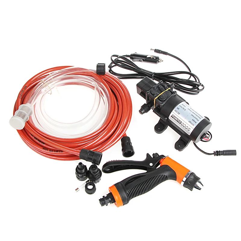  New 1 Set Portable 100W 160PSI High Pressure Auto Car Electric Washer Set Wash Pump Kit DC 12V High