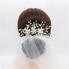 FIAZIA, свадебные аксессуары для волос с цветами и листьями, ободки для волос, ювелирные изделия ручной работы, стразы, жемчуг, свадебные гребни для волос, заколки для невесты