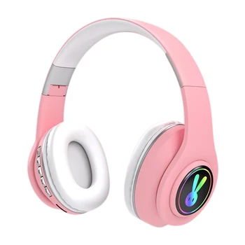 

Wireless Bluetooth 5.0 Music Earphone Cute Bluetooth Headset Support Radio Bluetooth Headset