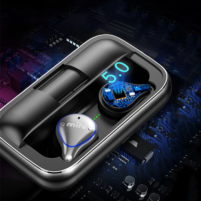 Mifo O5 plus, мини TWS, наушники, беспроводные, Bluetooth, наушники, водонепроницаемые, спортивные, HiFi, бас, стерео, шумоподавление, вкладыши