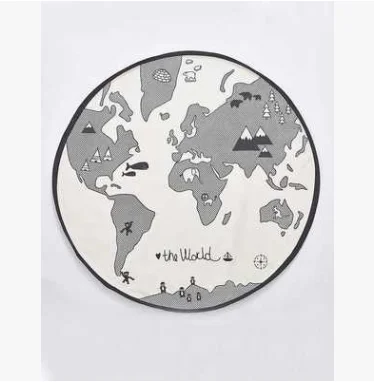 Авантюрная карта мира, дети, земные игры, одеяла, маты для ползания, украшения детской комнаты - Цвет: 1