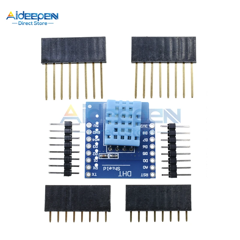 1 комплект DHT11 щит для WeMos D1 MINI DHT11 модуль расширения цифровой модуль датчика температуры и влажности с контактами