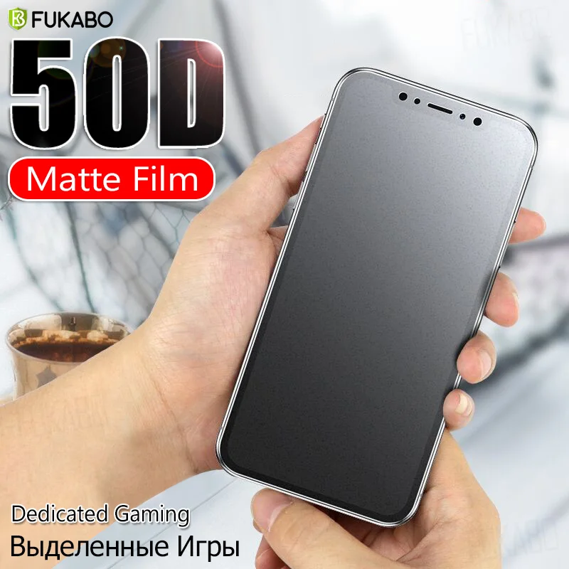 

50D Full Cover Front & Back Hydrogel Film For iPhone 7 Plus 11 Pro XR XS Max Screen Protector For iphone X 8 6 6s Plus Not Glass
